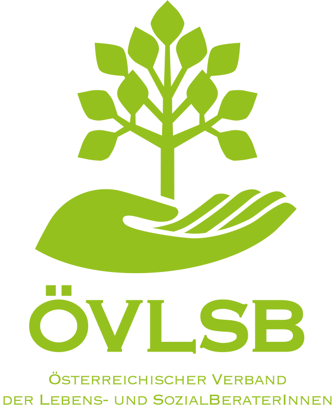 Logo des Österreichischen Verbands der Lebens- und SozialBerater:innen (ÖVLSB)